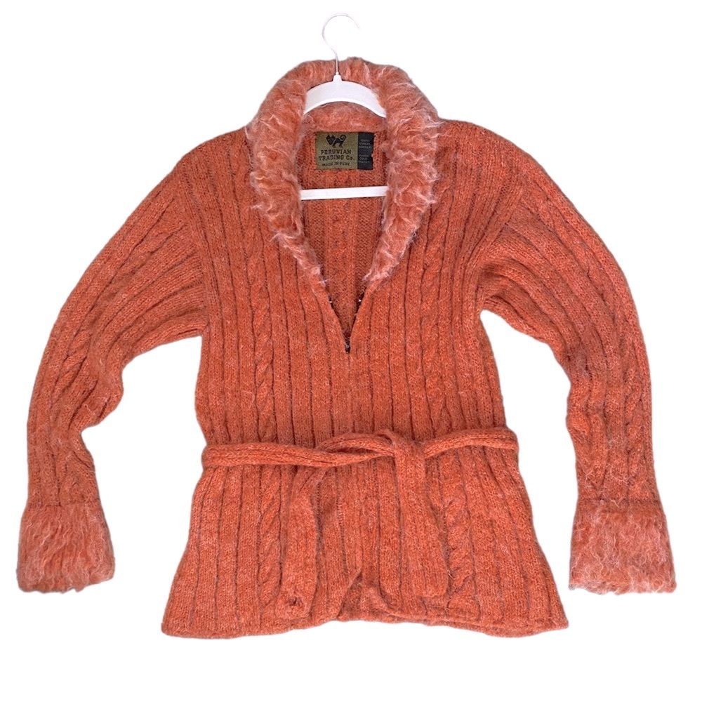 Fun Funky Orange Sweater
